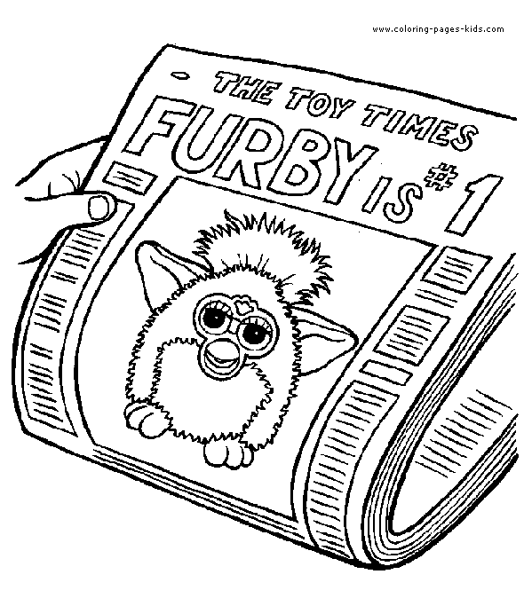 Furby kolorowanki